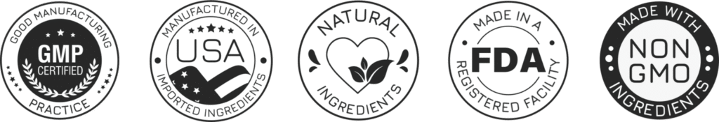 US-FDA Approved Facilities seal for Yu Sleep natural sleep aid quality assurance.
